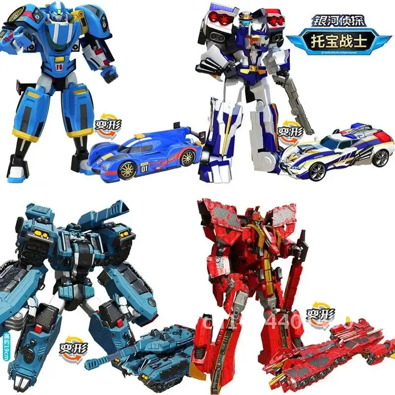 Galaxy Detectives Tobot Transformation Toys Korea Cartoon Anime Tobot Deformation Car Airplane Figure Model Children's Gifts