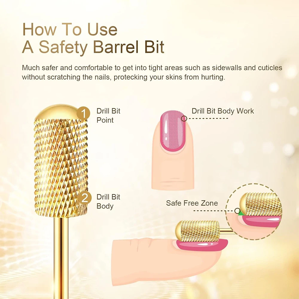 1 PC Tungsten Steel Nail Drill Bit, Professional Nail File, Ideal for Removing Acrylic Gel, Nail Tool Accessory view 3