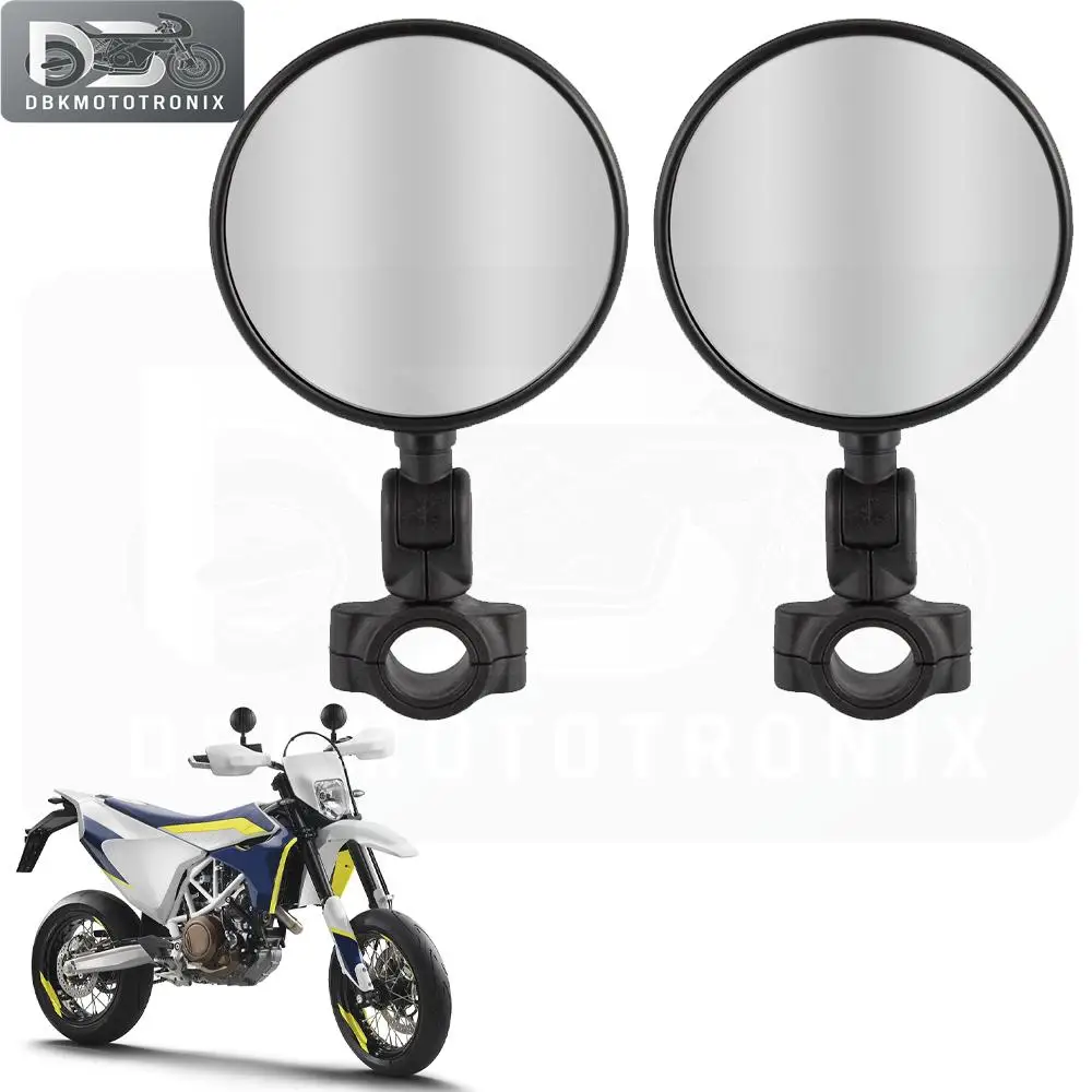 For HUSQVARNA 701 For KTM DUKE 690 For GASGAS EC700 Motorcycle Side Mirror Rearview Mirror Accessories 22-24mm