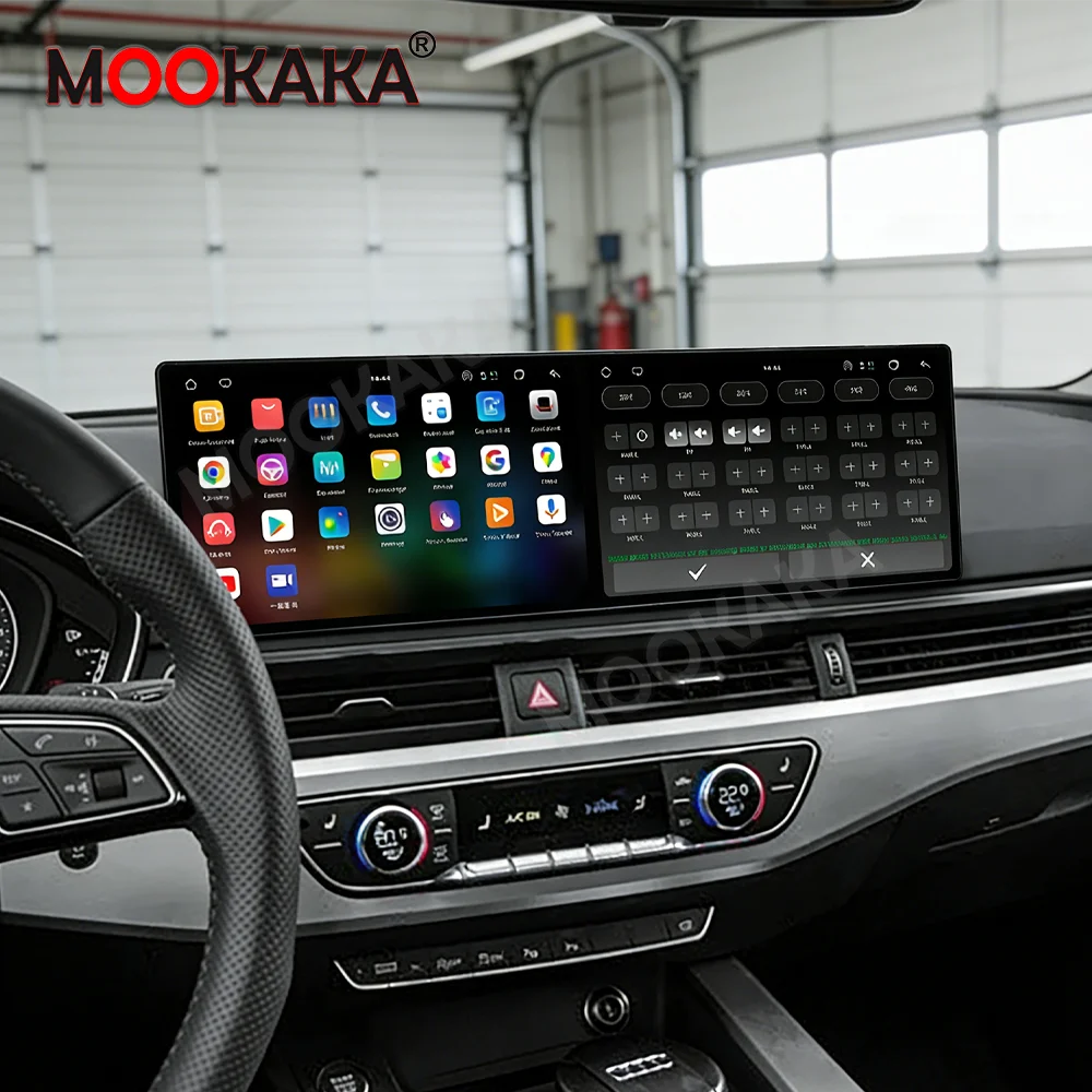 Android 15.0 Auto Stereo For Audi A4 A5 2009-2016 Dual Screen 23.2