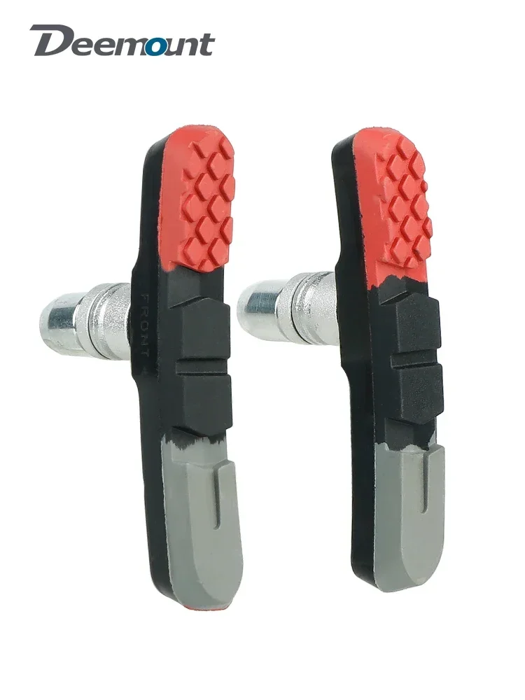 AliExpress DEEMOUNT Robust Hard Wearing Rubber Blocks for MTB Linear Pull V Clamp Braking 70mm V-brake Pads for Metal Rim Wet Dry Conditions