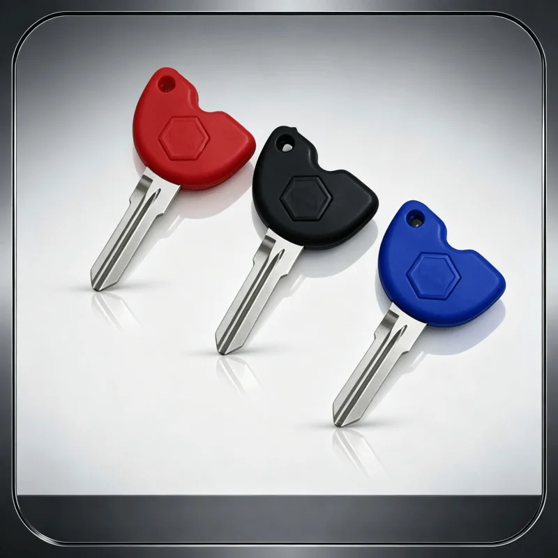 Motorcycle Uncut Blank Replacement Key Removable Chip Housfor GTV LXV150 GTV250 GTS GTS250 GTS300 Series 125 200 250 300 Models