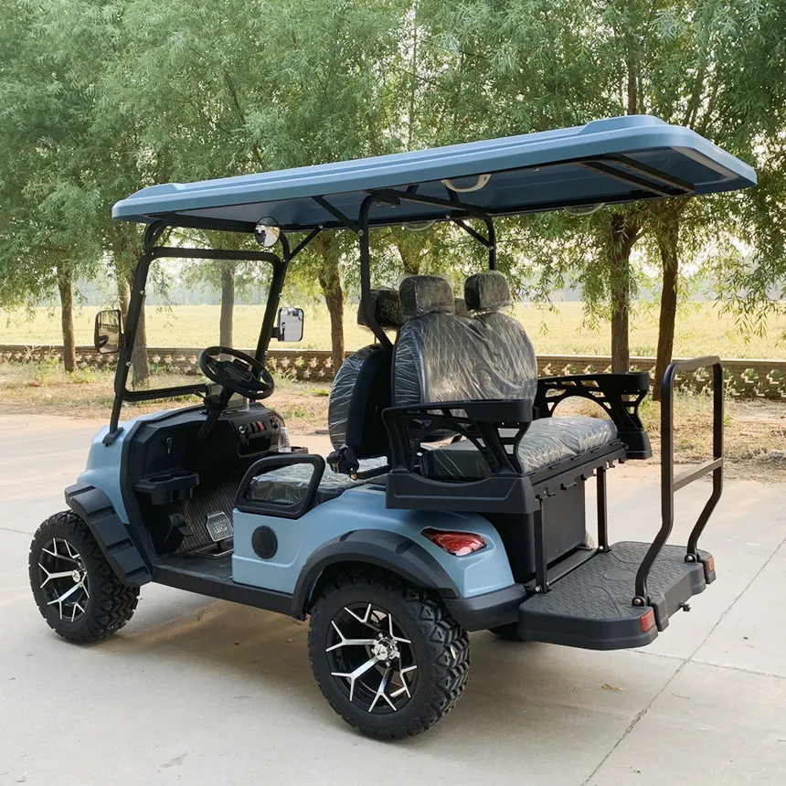 2024 New Model Style 350cc Petrol Engine Car For Sale Touring Adult Fuel Golf Cart With Cargo Bo