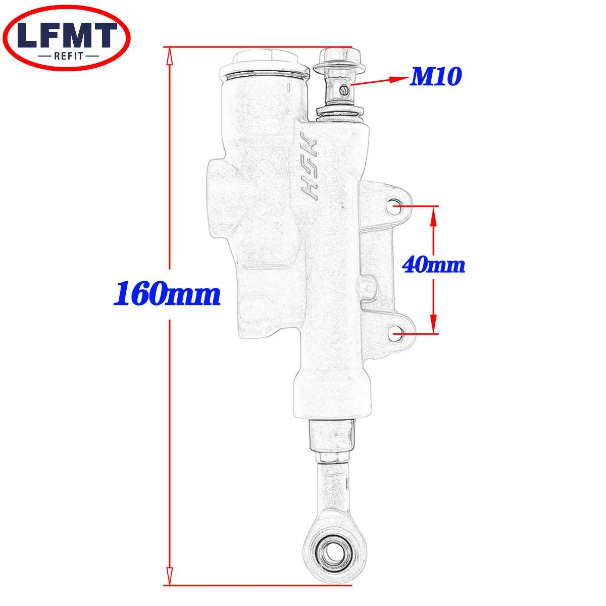 Motorfiets Achterremcilinder Achterreminrichting Voor Ktm Sx Sxf Xc Xcf Excf Excf 6 Dagen Tpi Gasgas Ex/Mc Exf Mcf 2004-2023