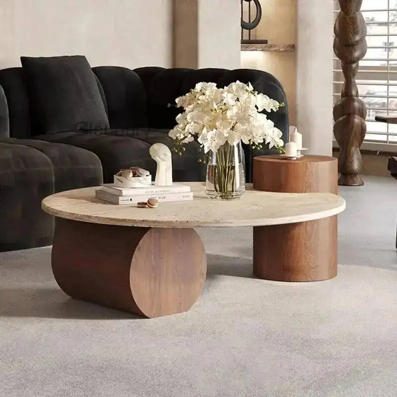 Coffee Size Decoration Big Table Luxury Bedroom Designer Living Room Writing Moving Side Table Dinner Kaffee Tische Home Design