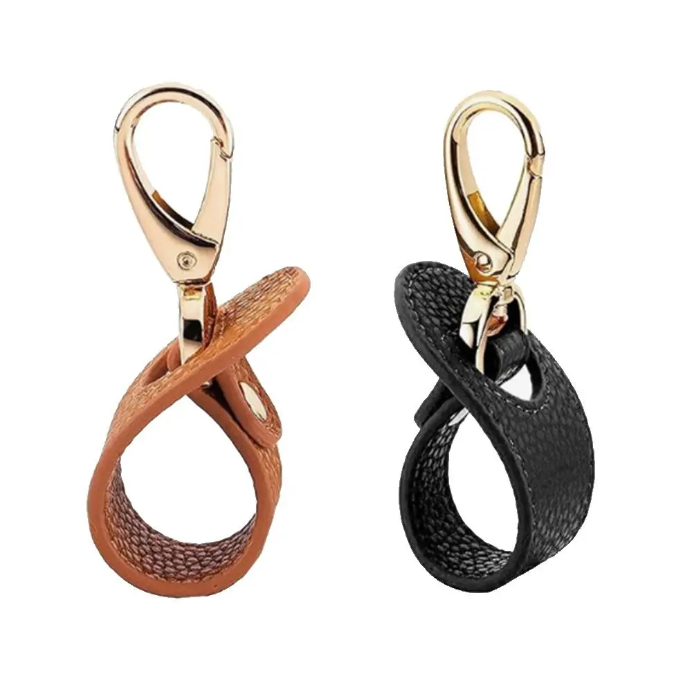 Durable PU Leather Golf Baseball Hat Clip Solid Color Clips On Bag Travel Hat Clip Wallet Buckle Hat Strap Hat Holder Luggage