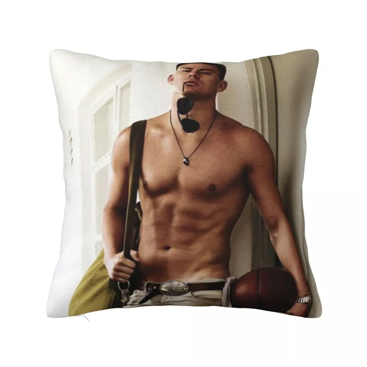 CHANNING TATUM SHIRTLESS Throw Pillow Cushions For Decorative Sofa Anime pillow cover christmas luxury sofa pillows