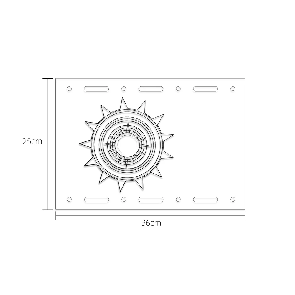 Acrylic Transparent Tabletop for Outdoor Camping, 1 Unit Board Compatible with IGT Table Boards