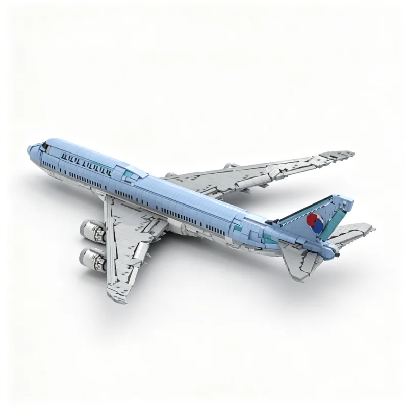 3233pcs MOC Korean Air Boeings 747-8I Icons Model Building Blocks Construction Christmas Gifts Toy Brick DIY Birthday Education