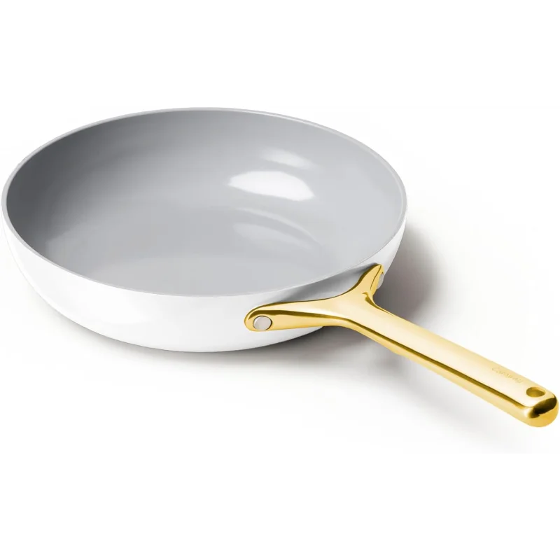 

Caraway Nonstick Ceramic Frying Pan (2.7 qt, 10.5") - Non Toxic, PTFE & PFOA Free - Oven Safe & Compatible with All Stovetops