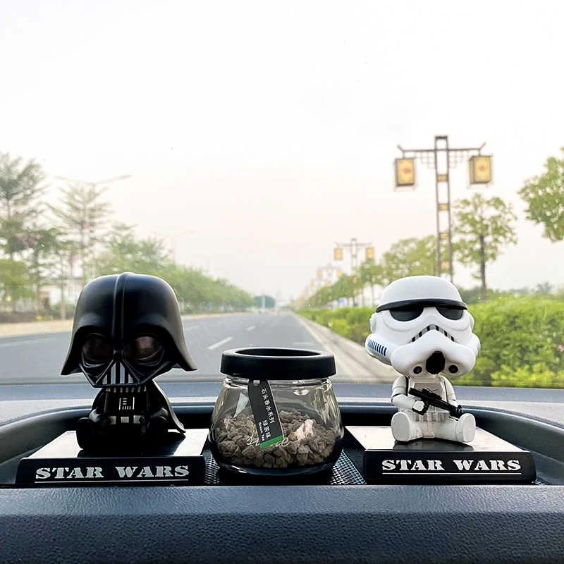 Star Wars Darth Vader Bobblehead model toy car ornaments mobile phone holder accessories desktop high-quality ornaments gifts