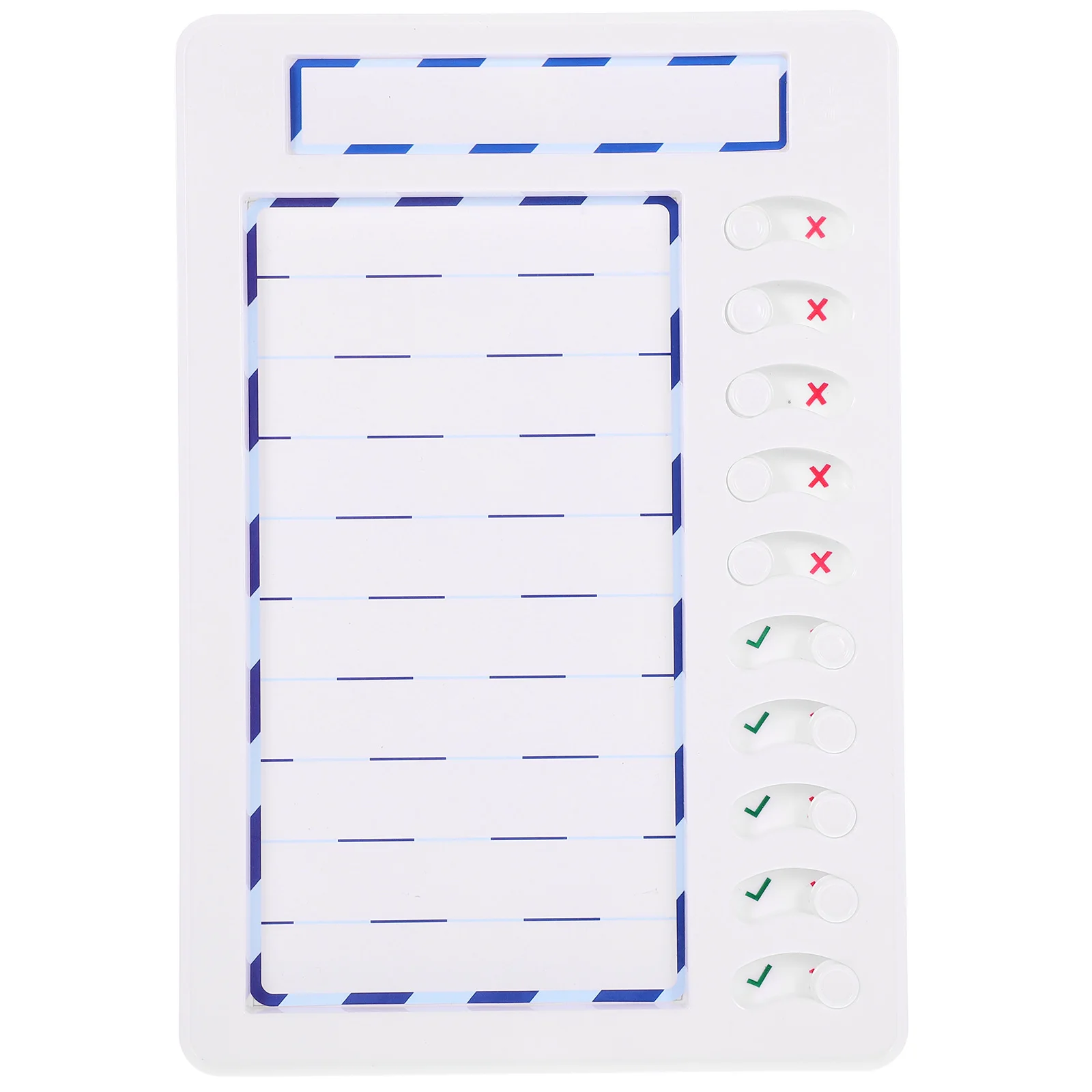 

Multifunctional Daily Task Planner Chore Chart for Teens Household Reminder Message Check Sheet Behavior Chart Marker