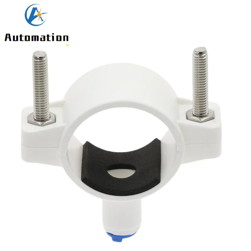 RO 40mm Drain Waste Water Pipe Clamp Saddle Valve Clips 1/4\