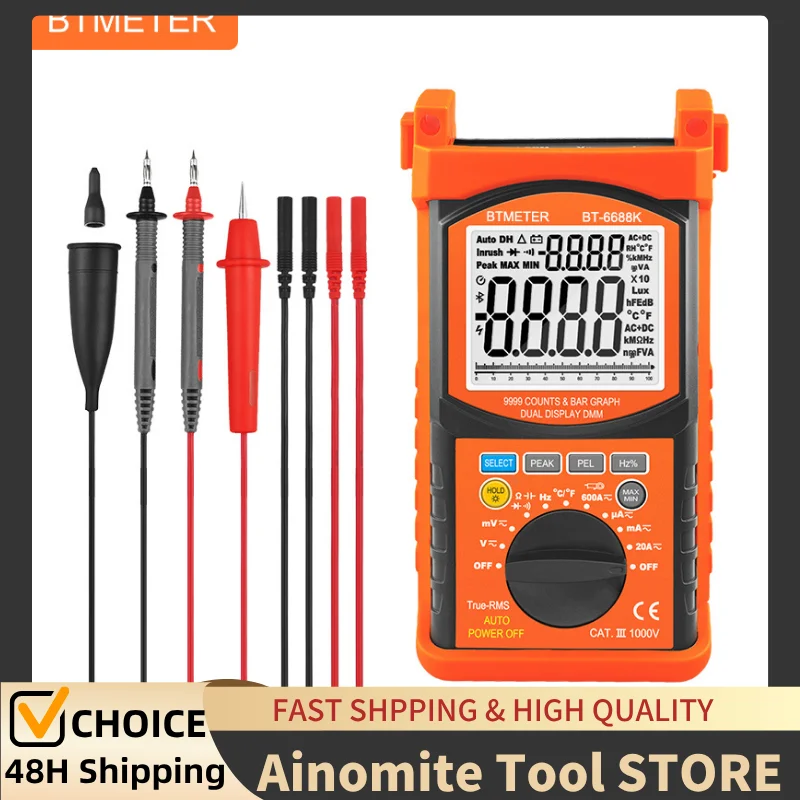 

1000V Digital Insulation Resistance Tester - Advanced Tool for Voltage, Capacitance, Resistance & Diode Testing