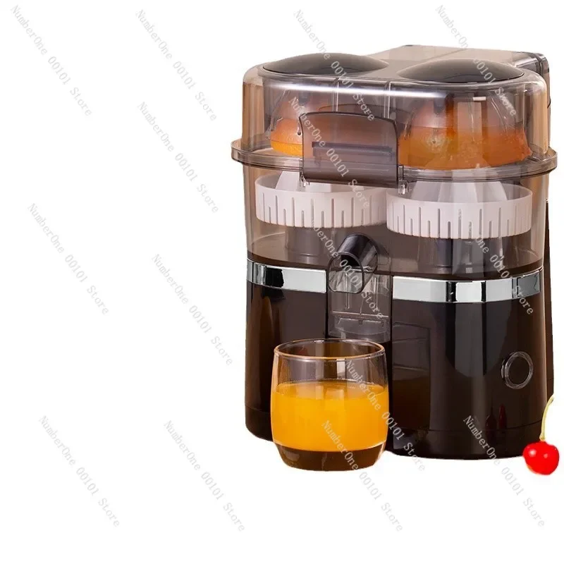 Double head juicer, automatic lifting and juicing separation