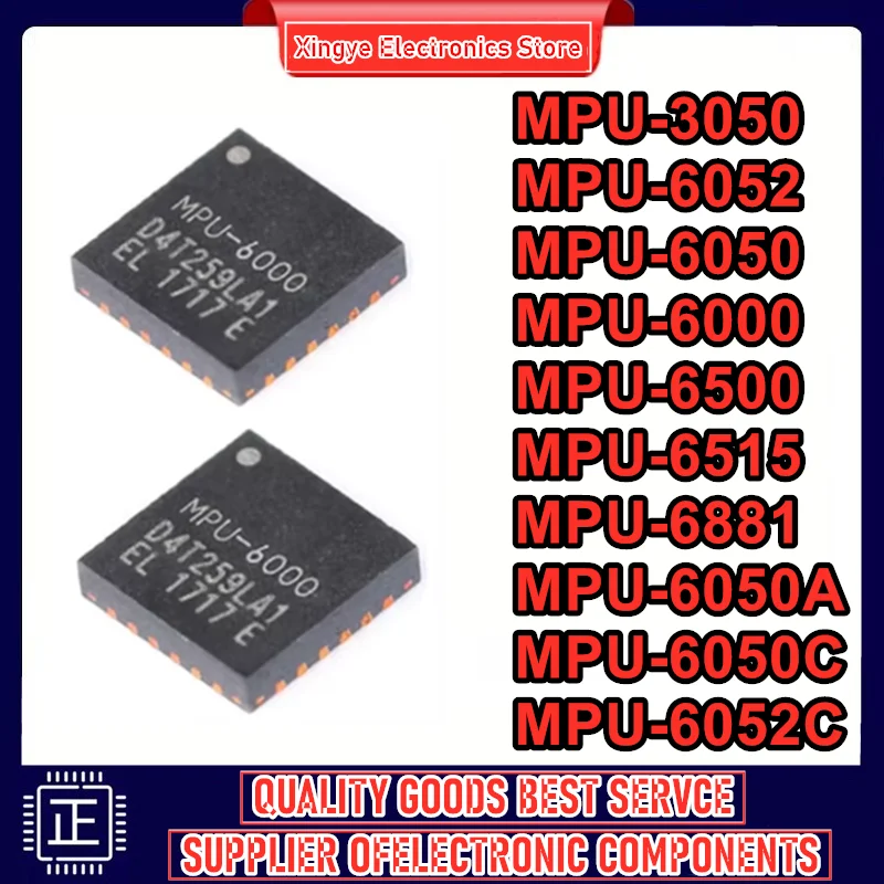 

5 шт. MPU-3050 MPU-6000 MPU-6050 MPU-6515 MPU-6881 MPU-6500 MPU-6052 MPU-6050A MPU-6050C MPU-6052C IC-чипы, новые, оригинальные, в наличии