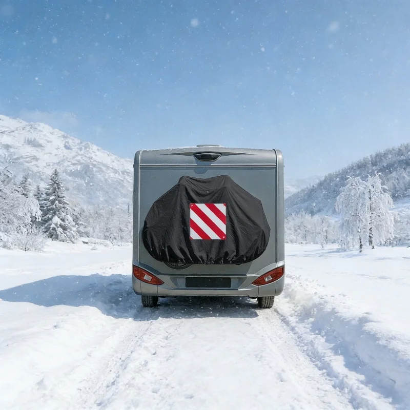 1 قطعة مقاوم للماء الغبار سنوبروف قافلة بيلايون غطاء الدراجة غطاء السيارة قافلة متنقل التخييم الملحقات