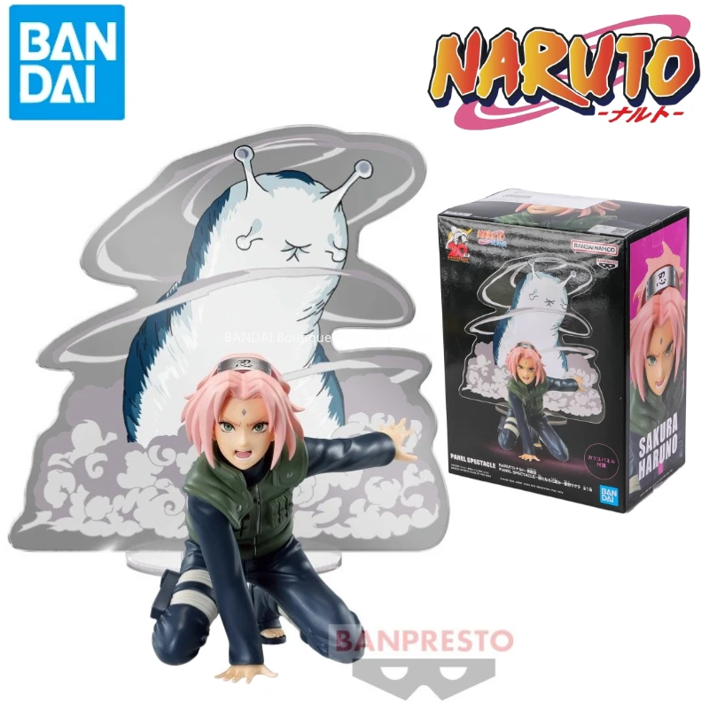 

Точечные очки Bandai с завода, пейзаж, панельные очки, серия, новинка, Sannin Haruno Sakura Action, аниме, Коллекционная модель, подарок