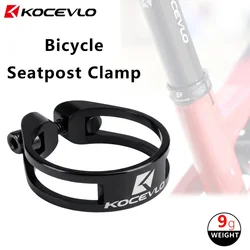 KOCEVLO Seatpost Clamp 31.8/34.9mm Aluminium alloy Seat Tube Clamp ultralight 9g Screw