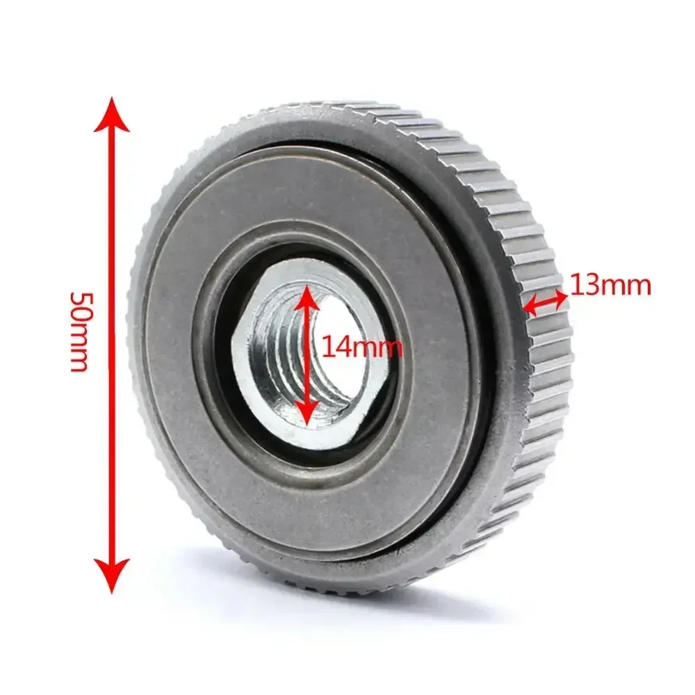Imagem -02 - Rosca Ângulo Moedor 115 mm 125 mm Ângulo Moedor Interno Exterior Flange Porca Conjunto Ferramentas de Substituição Energia para Bosch M14