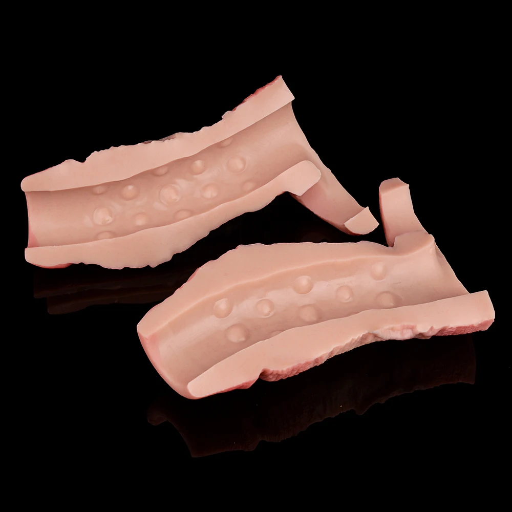 ORALSX واقعية الجوف دسار غمد كبير القضيب كم مفتوح العضوية ديك المكبر الذكور غطاء الديك لعبة الجنس قابلة لإعادة الاستخدام للرجال الكبار