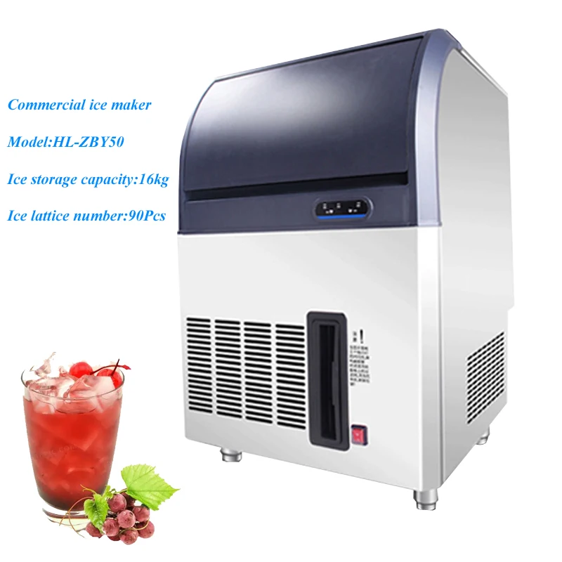 Crescent Type Ice Machine Home Portable Electric Ice Machine Coffee Bar Milk Tea Shop Water Bucket Ice Maker