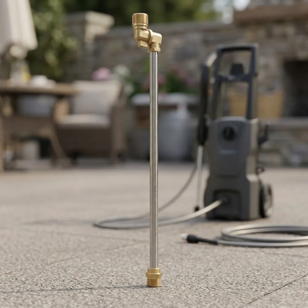 High Pressure Car Wash Extension Rod with Five Nozzle Options and Quick-Connect System for Seamless Transitions