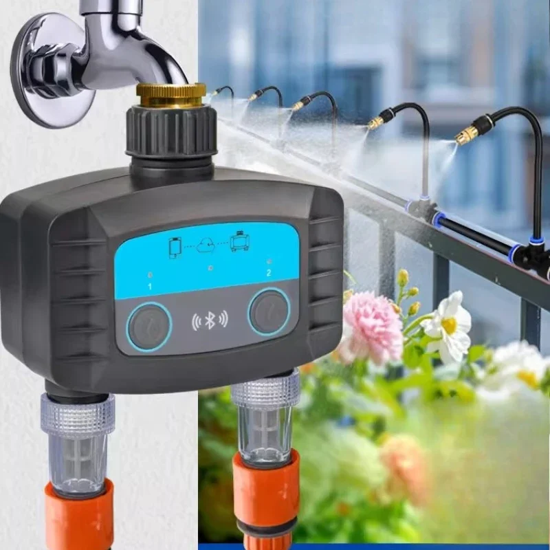 

Automatic watering dual-channel controller system