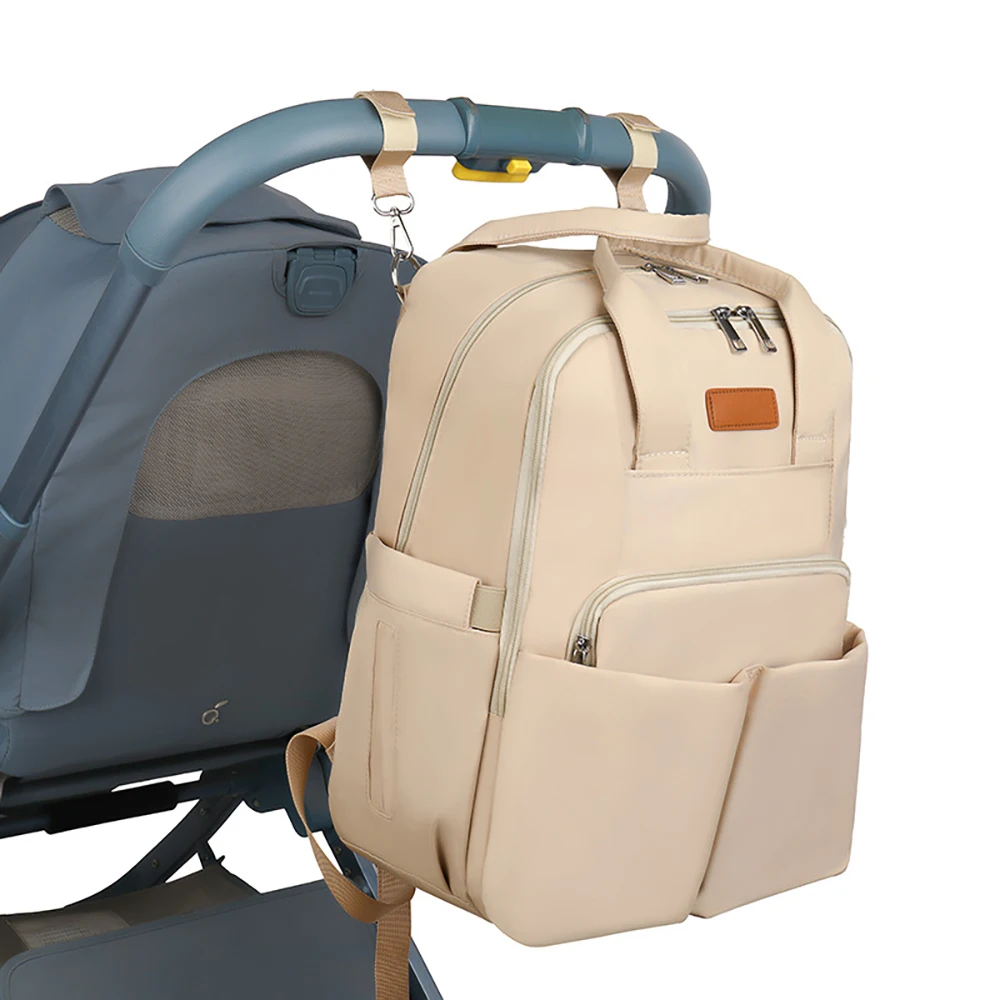 Diaper Bag Multi-Color Options Sleek Minimalist Backpack Multi-Pocket Organized Versatile Carry For Mom Daily Baby Care