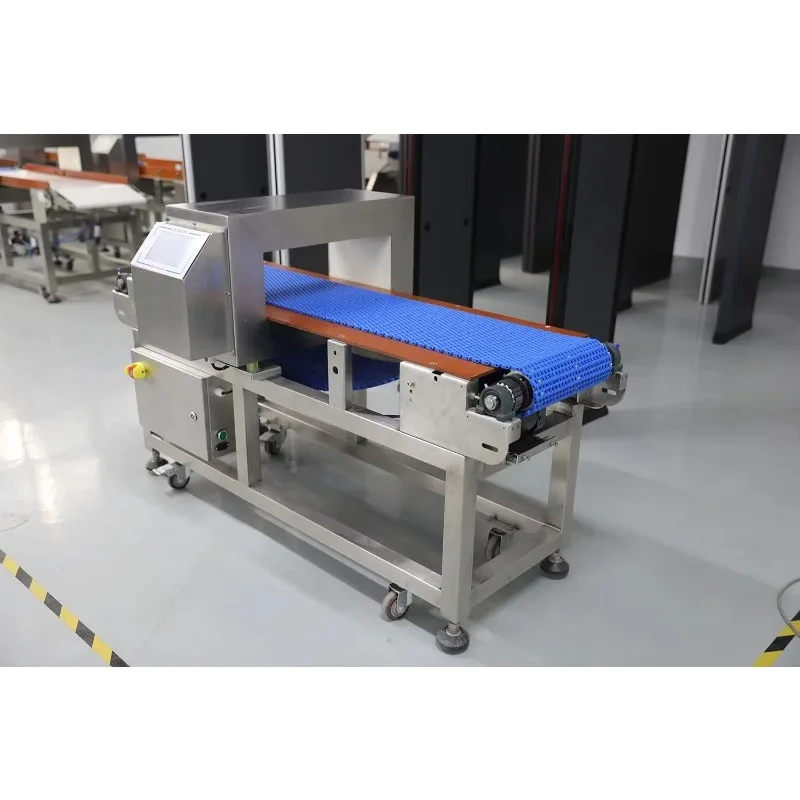 Customized Conveyor Belt Metal Detector Machine High Sensitivity Food Inspection Equipment For Snack Bakery