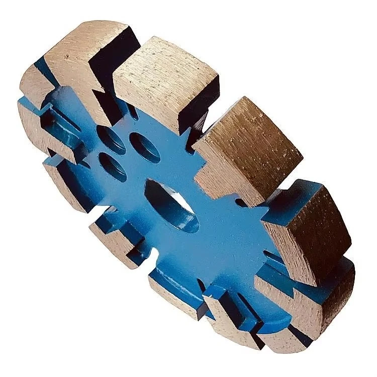 European quality long life diamond milling disc 120 125 130 mm for soft medium hard concrete