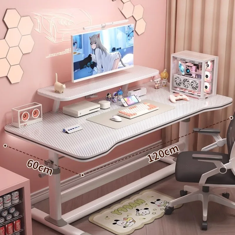 

Electric Elevating Computer Desk Women Bedroom Vanity Gaming Computer Desk Study Dining Scrivania Da Ufficio Furnitures