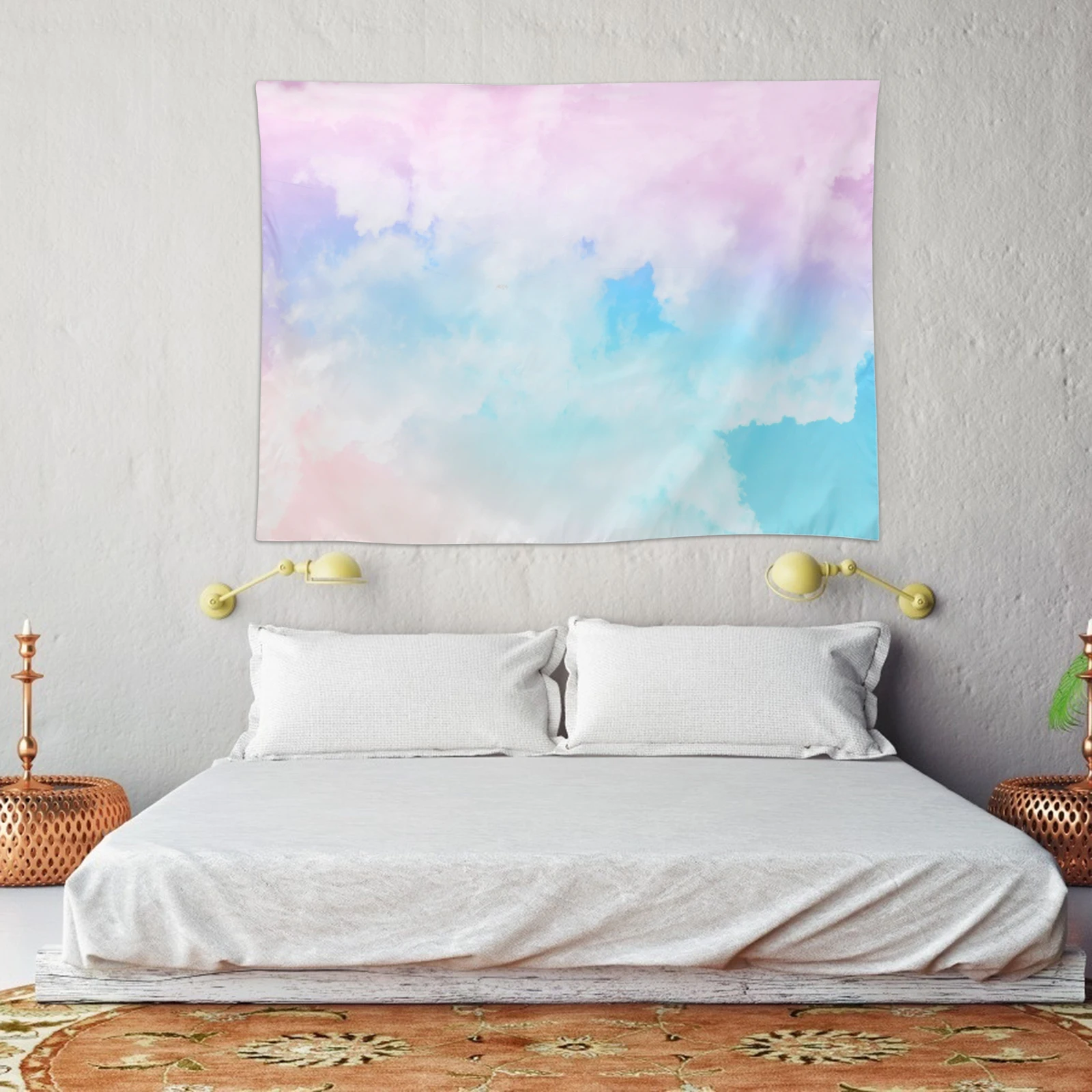 

Background Cloth Colorful Sky Photography Backdrop Polyester Multi-purpose Wall Tapestry Photo Booth Curtain