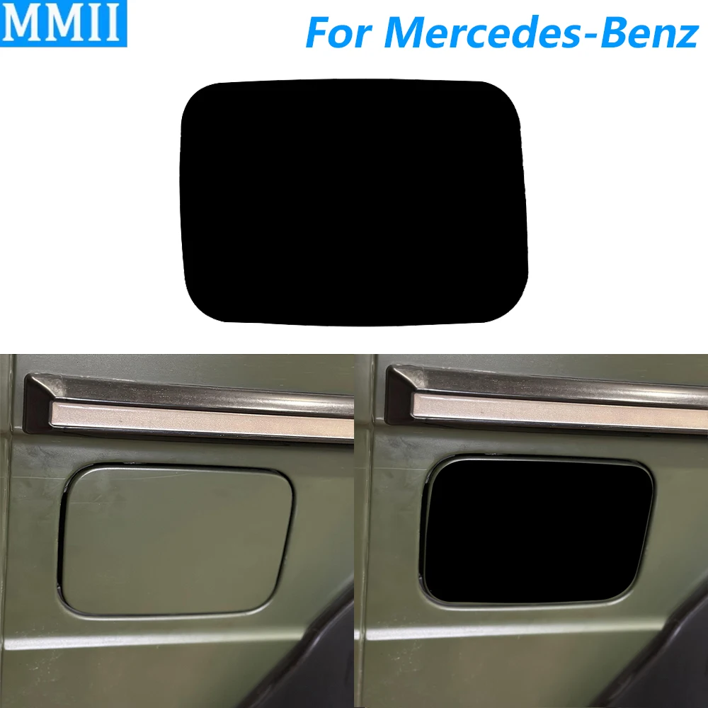 For Mercedes-Benz G-Class W463 G55 G500 2004-2012 Piano Black Exterior Fuel Tank Gas Cap Panel Cover Car Accessories Sticker
