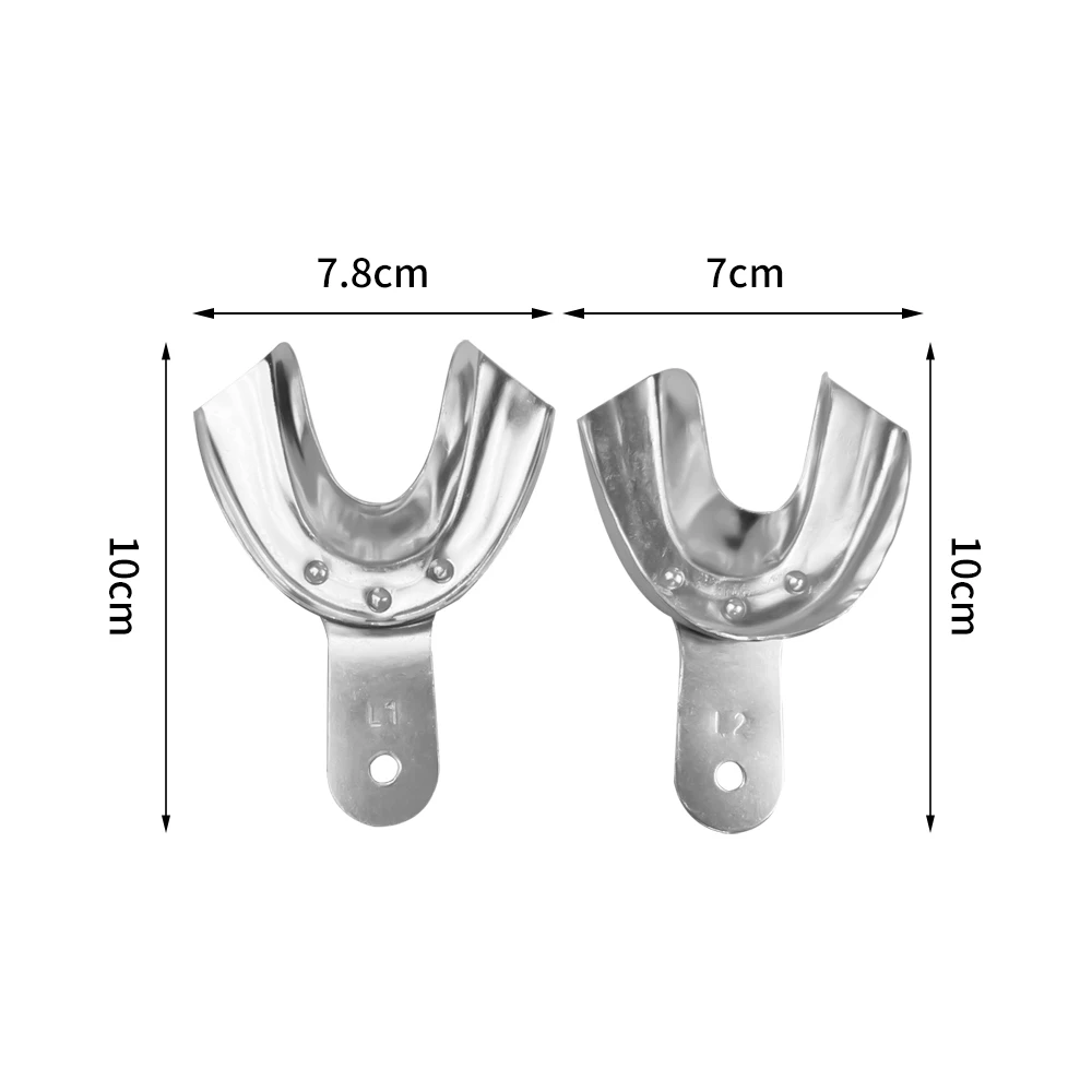 Moule en plâtre pour empreintes dentaires, sans trou, 10 pièces/ensemble, outils de laboratoire, autoclavable