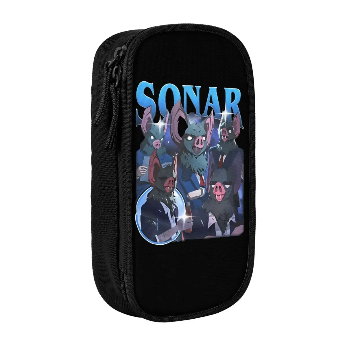 

Sonar Pencil Cases Cute Dispatch Game Pen Box Bag Student Large Storage Students School Cosmetic Pencilcases