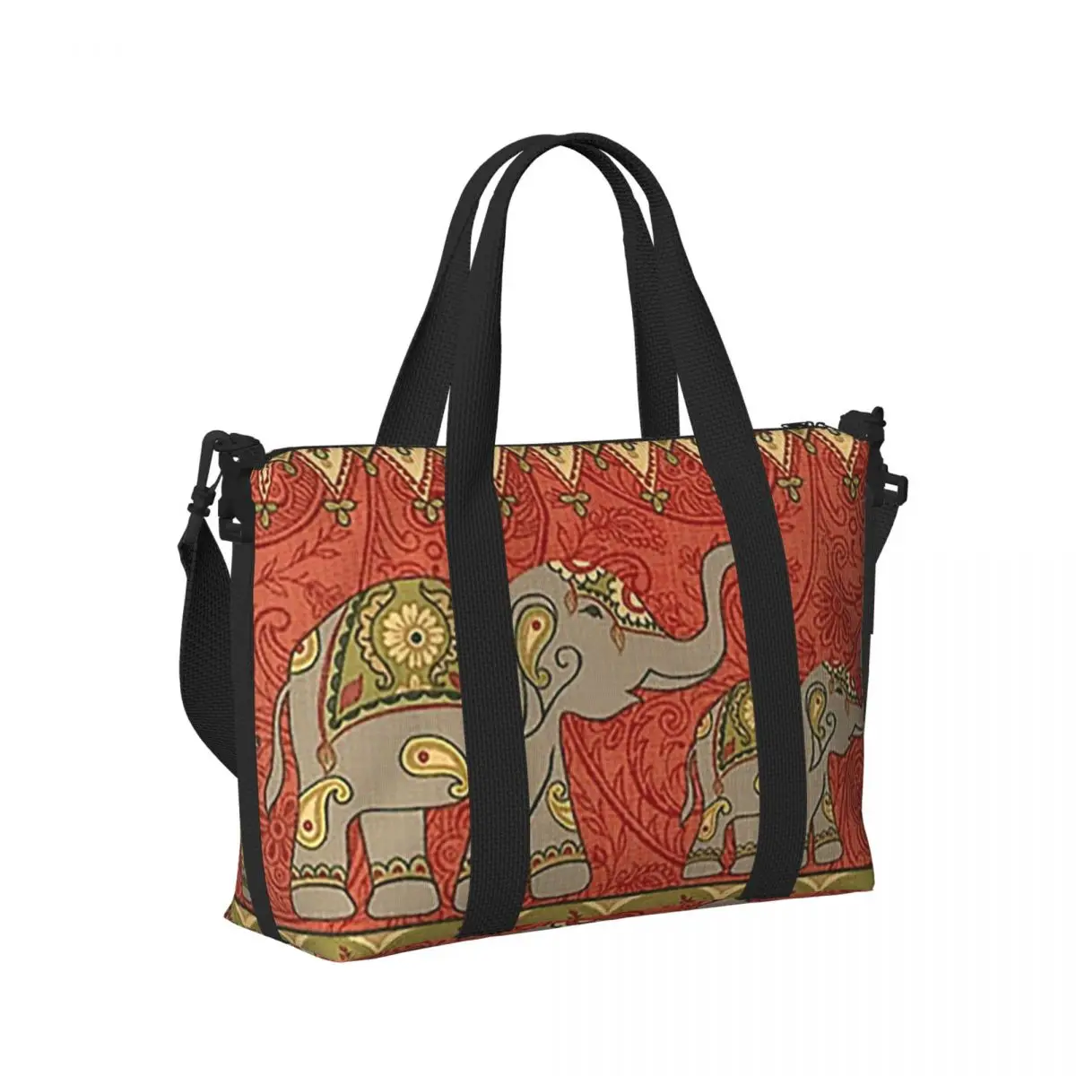 

Elephant Beach Travel Bag Large Capacity Tote Bags for Gym Sport Women Shopping Duffle Shoulder Bag