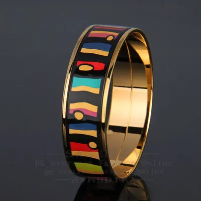 Enamel strip cloisonne closing bracelet for women's hand accessories