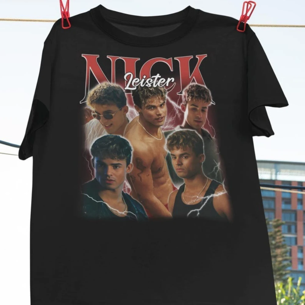 Camiseta de película Vintage de Nick Leister Culpa Nuestra, película My Fault, Gabriel Guevara, Nick Leister Fans, mujer, hombre, Camiseta gráfica de algodón