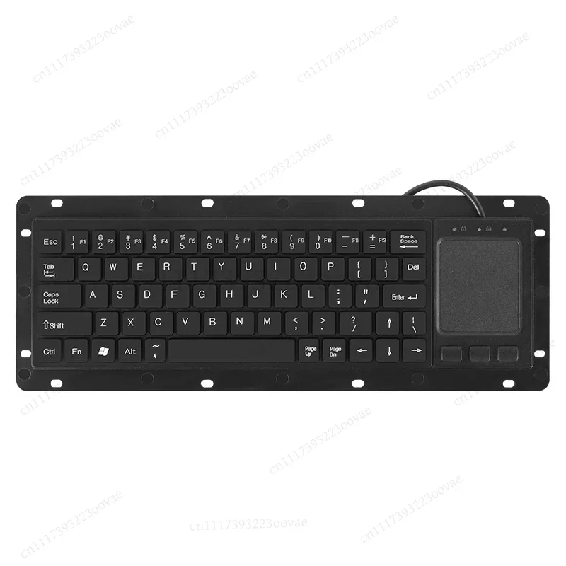 LK_K-68 Wired Industrial Keyboard Mouse Combo with Touchpad Trackball Anti-interference Magnetic Ring Embedded Design