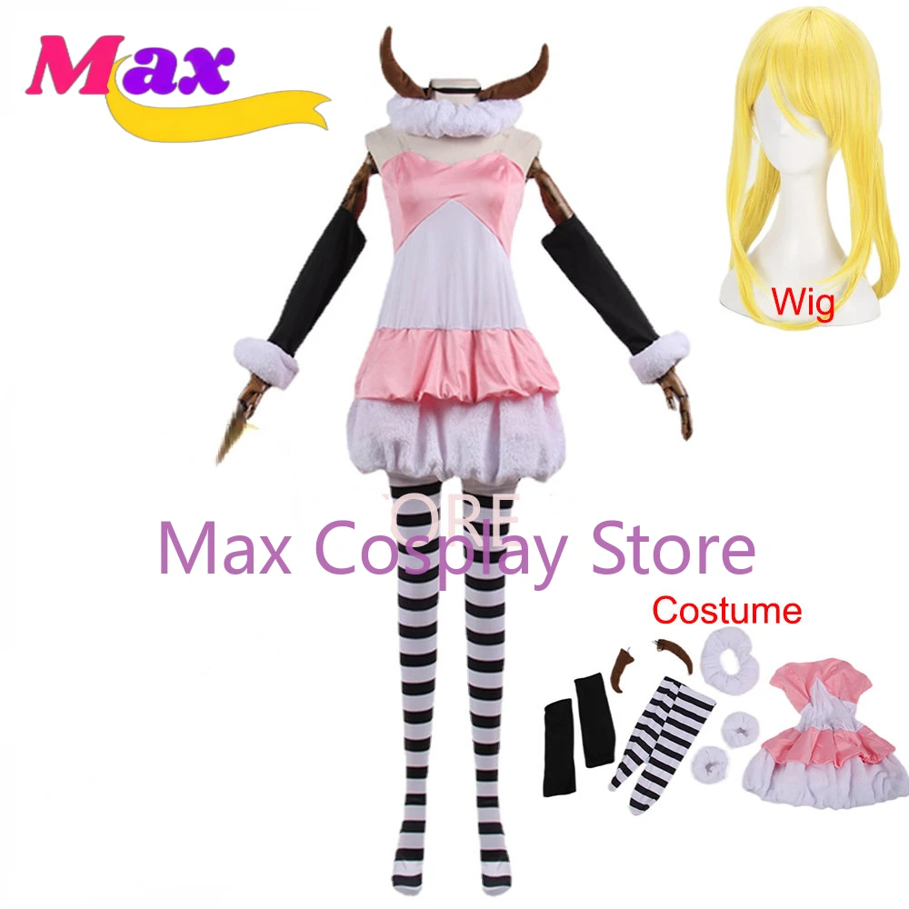 Max Unisex Anime Cos Lucy Heartfilia Aries Cosplay Costumes Outfit Halloween Christmas Uniform Custom Size Clothes YW