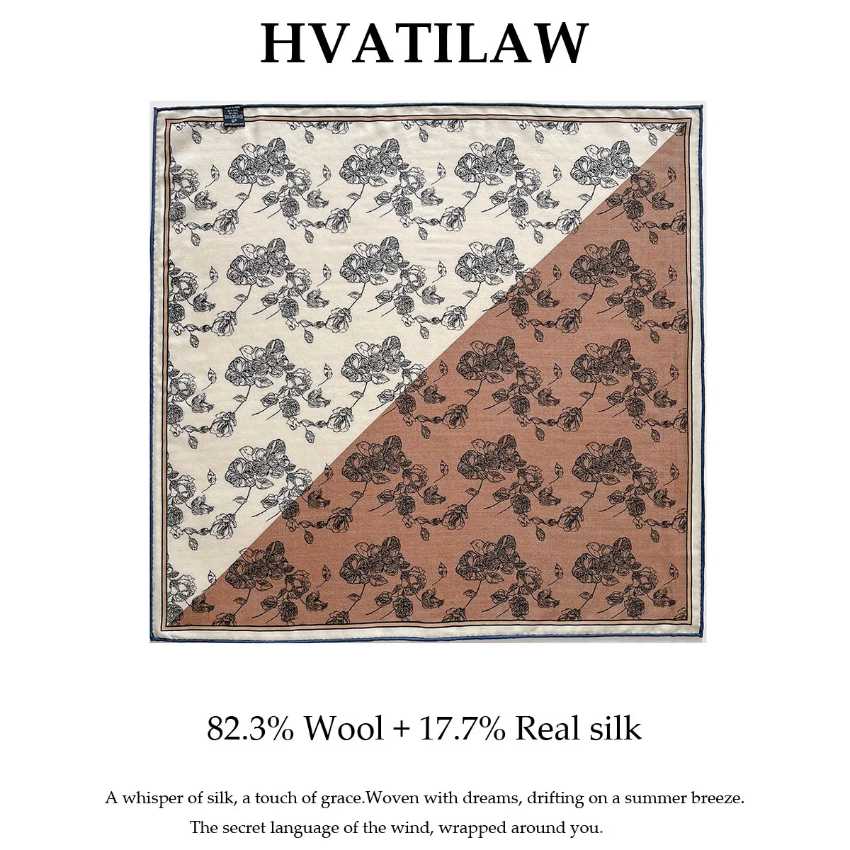 

New 100% Real Silk Wool Scarf Women Fashion Luxury High Quality Shawl Wrap Bandana Square Headband Hijab Poncho Scarves Pashmina