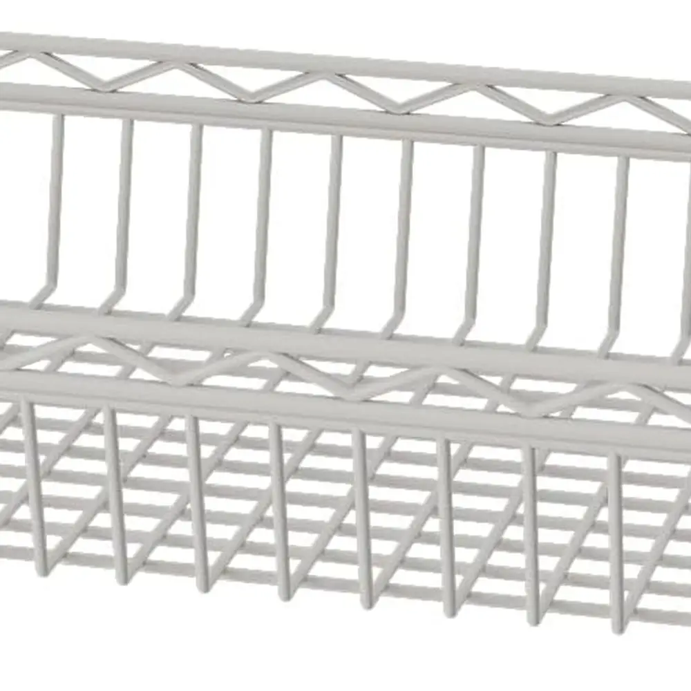 6-laags verstelbaar draadrek met wielen, wit - ideaal voor garage, keuken, kantoor en voorraadkast