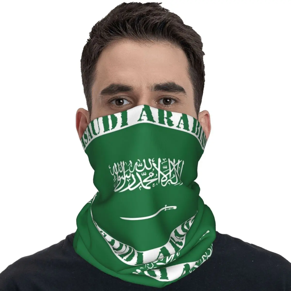 Saudi Arabia (3) Balaclava Hiking Camping Bicycle Mask Protection Soft Bike Tactical Mask Autumn Trendy Scarves