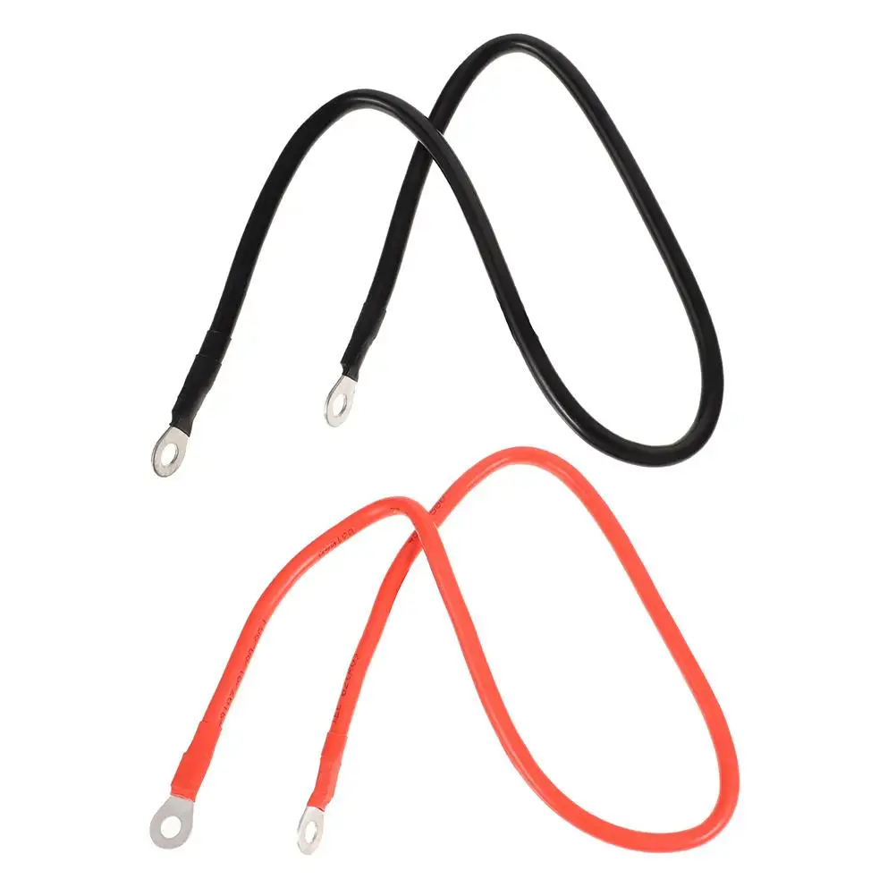 

Car Cables High Conductivity 1 Pair Black Red Solar RV Motorcycle Wires Automotive Parts Truck Compatibility