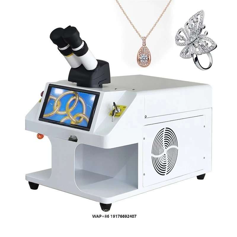 Portable 200W 300W Goldsmith Tools Desktop JewelryWelding Machine for Gold Silver Necklace Spot Welding Soldering Machine