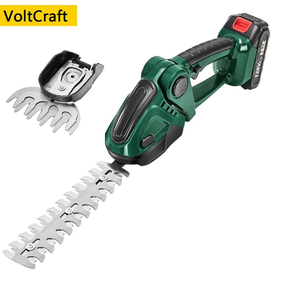 2 IN 1 Cordless Electric Hedge Trimmer 20000RPM Rechargeable Handheld Household Shrub Weeding Pruning Mower Garden Tools
