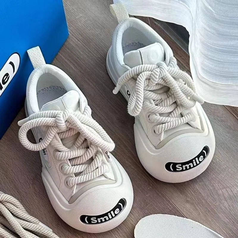 Women's Shoes 2025 Spring Festival New Canvas Shoes, Low Top Height Increasing Big Head Red Fashionable Casual Board Shoes