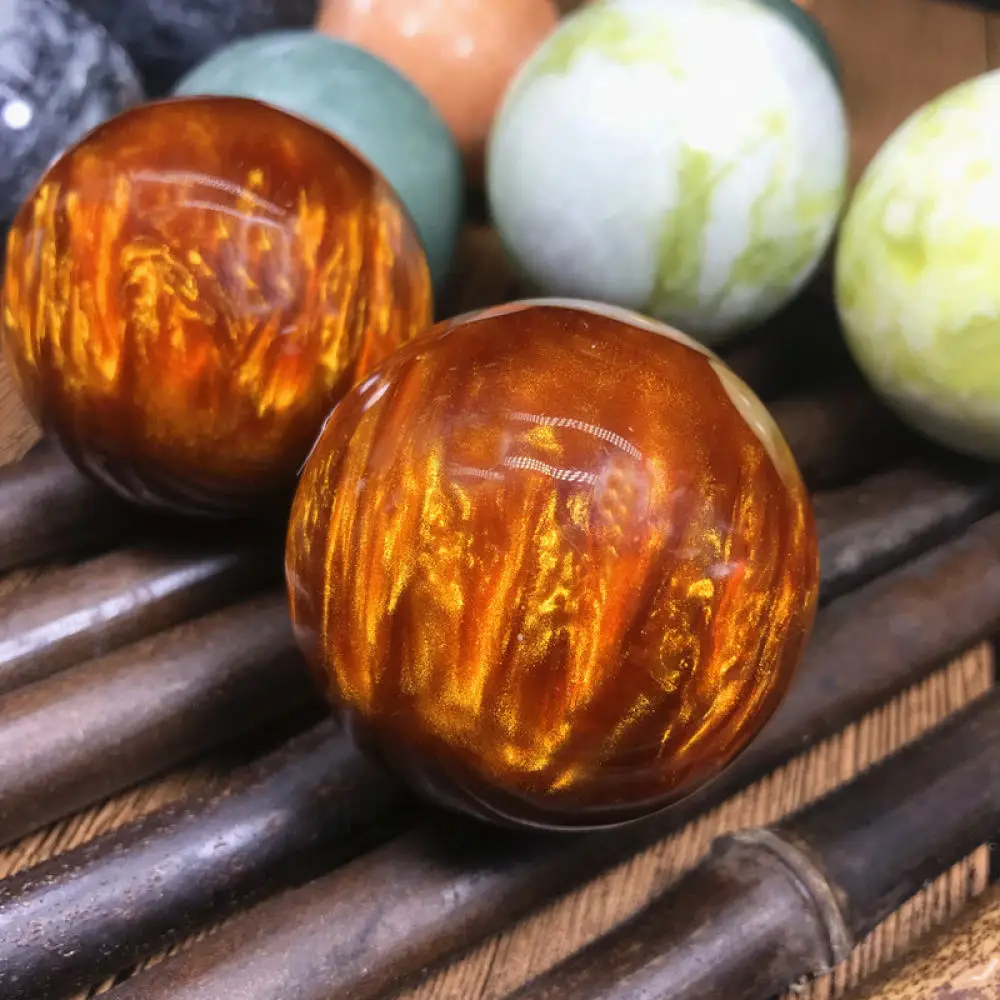 Sea Willow Hand Massage Sphere Fitness Ball Chinese Traditional Craft Health Accessory Stress Relief Workout Gadget For Office