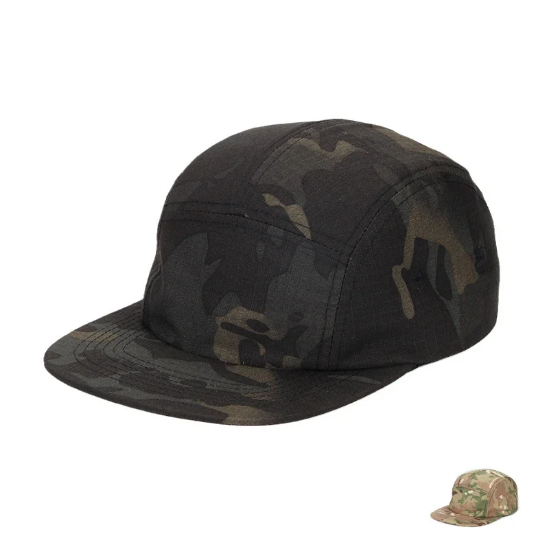 Corduroy 5 Panel Baseball Caps for Men Women Camouflage Hiphop Skateboard Camo Snapback Hats Sports Camping Hat Casquette Homme